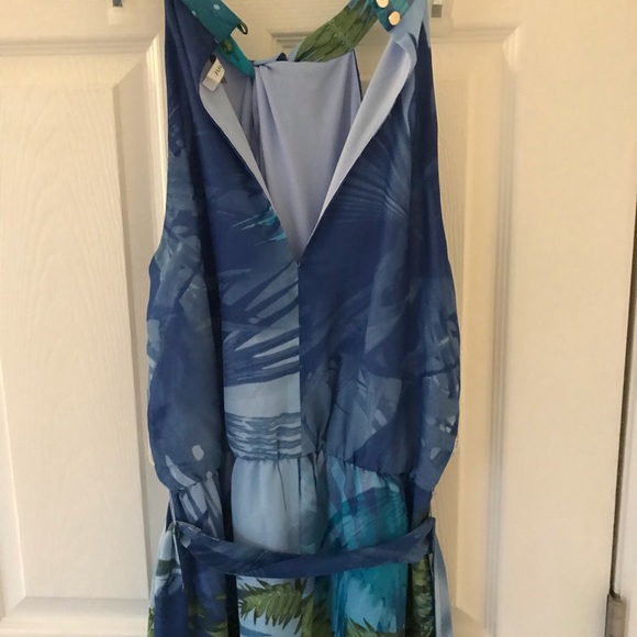 Julia Jordan Summer Halter Top Maxi Dress Size 8 - Picture 7 of 8